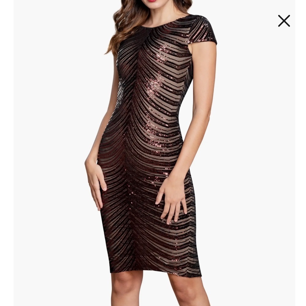 Dress, the population medium NWT Marcella shuffle bodycon dress - Picture 16 of 16